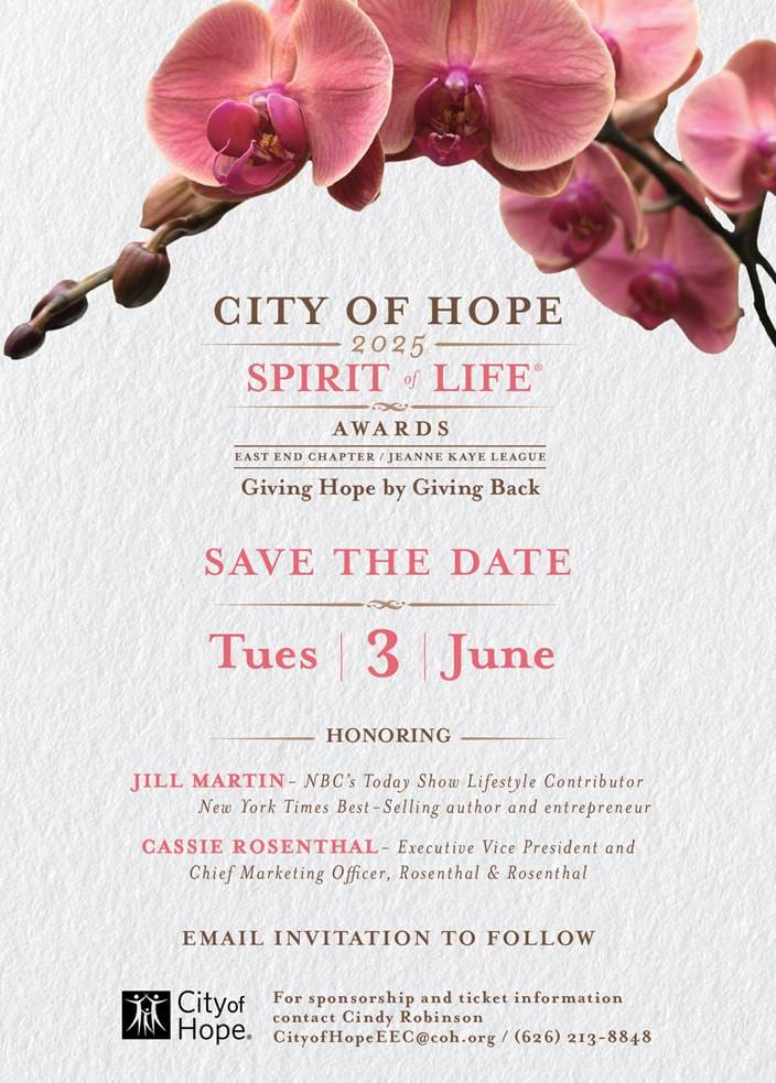 CITY OF HOPE “SPIRIT OF LIFE®” AWARD